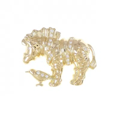 Pre-owned Tasaki Yellow Gold (18k) Brooch () In Multi