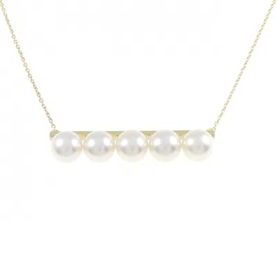 Pre-owned Tasaki Yellow Gold (18k) Necklace () In Multi