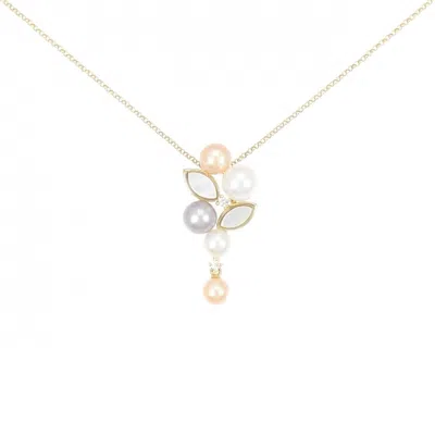 Pre-owned Tasaki Yellow Gold (18k) Necklace () In Multi