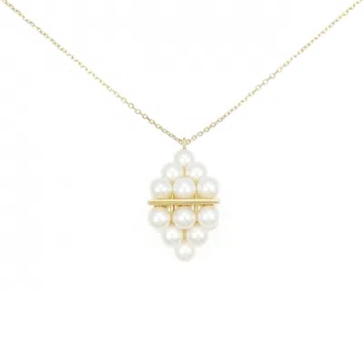 Pre-owned Tasaki Yellow Gold (18k) Necklace () In Multi