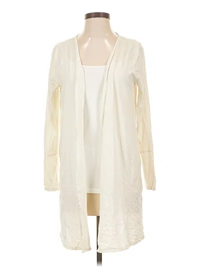 Pre-owned Tasc Cardigan Sweater In Ivory