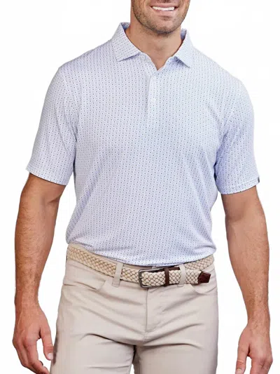 Tasc Cloud Golf Polo In Cambridge In Purple