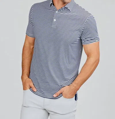 Tasc Cloud Polo Shirt In Navy In Blue