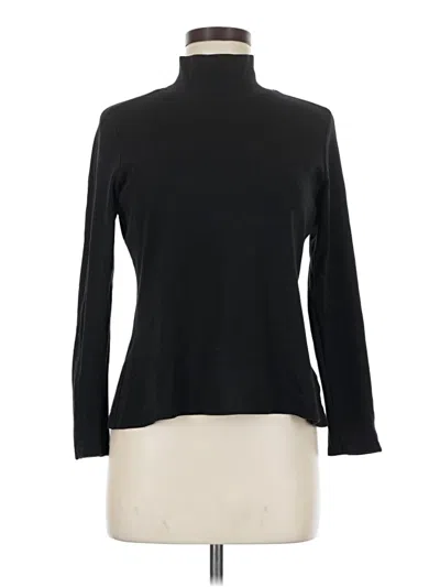 Pre-owned Tasc Long Sleeve Turtleneck In Black