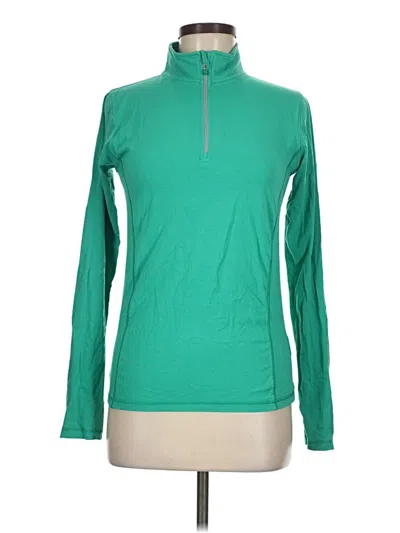 Pre-owned Tasc Long Sleeve Turtleneck In Green