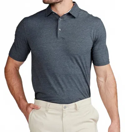 Tasc Men's Golf Polo Top In Black Heather