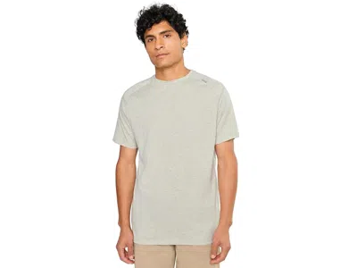 Tasc Performance Carrollton Fitness T-shirt Men's Clothing Agave Heather: 2xl, Cotton/spandex In Gray