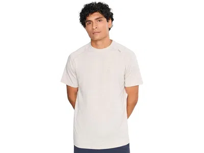Tasc Performance Carrollton Fitness T-shirt Men's Clothing Oatmeal Heather: Xl, Cotton/spandex In White