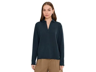 Tasc Performance French Terry Polo Sweatshirt In Green