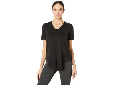 Tasc Performance Longline Tee Women's T Shirt Black Slub: Xs
