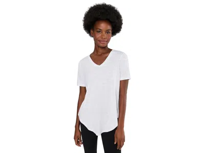 Tasc Performance Longline T-shirts Women's T Shirt Light Gray Crater: Xl, Cotton/rayon