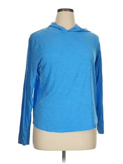 Pre-owned Tasc Pullover Hoodie In Blue