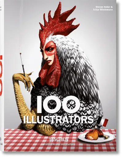 Taschen 100 Illustrators In Blue