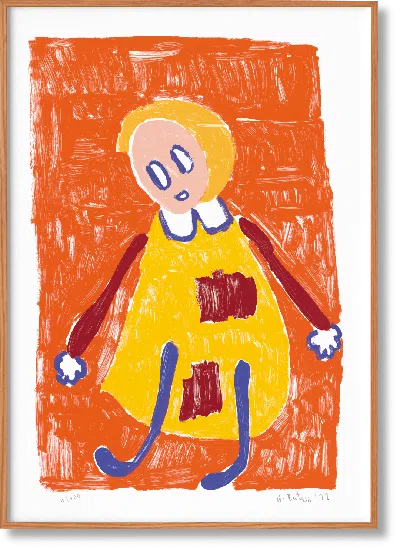 Taschen André Butzer. Screen Print ‘untitled Iv', 2022 In Blue