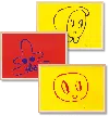 Taschen André Butzer. Set Of 3 Screenprints ‘untitled 7–9', 2021