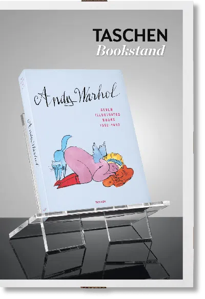 Taschen Bookstand. Clear. Size Xl In Blue