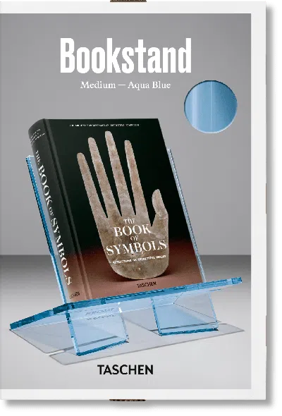 Taschen Bookstand. Medium. Aqua Blue