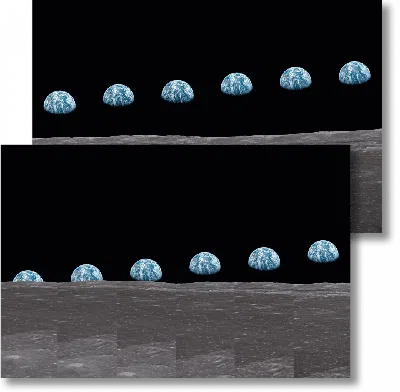 Taschen Buzz Aldrin. Apollo 11. ‘earthrise Sequence' In Blue