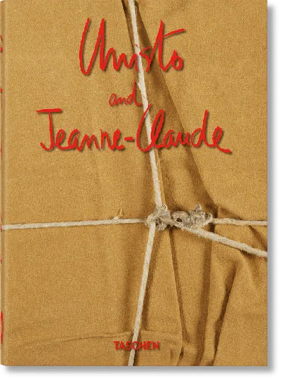 Taschen Christo And Jeanne-claude. 40th Anniversary Edition In Burgundy