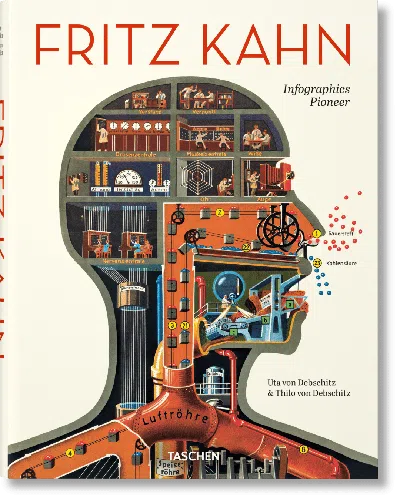 Taschen Fritz Kahn. Infographics Pioneer In Blue