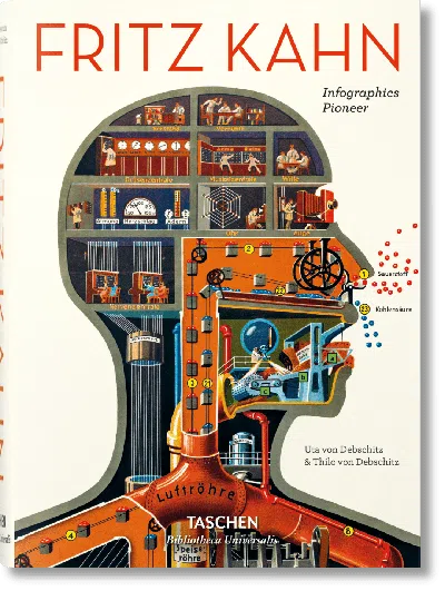 Taschen Fritz Kahn. Infographics Pioneer In Brown