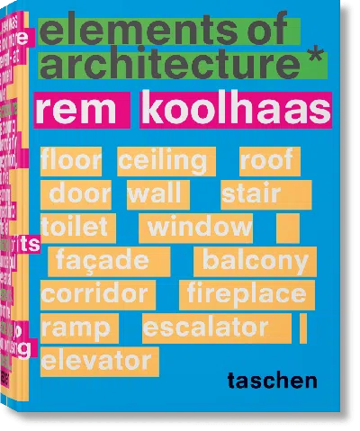 Taschen Koolhaas. Elements Of Architecture In Blue
