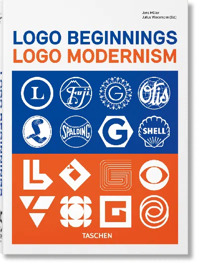 Taschen Logo Beginnings. Logo Modernism. 45th Ed. In Blue