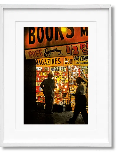 Taschen Marvin E. Newman. Art Edition No. 151–225 ‘broadway, 1954' In Blue