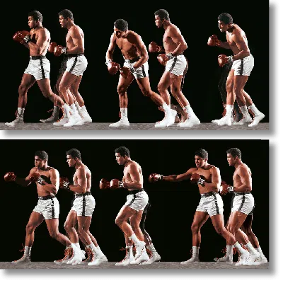 Taschen Neil Leifer. Homage To Ali. ‘ali Invents The Double-clutch Shuffle, 1966' In Black