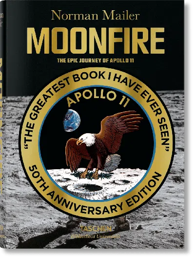 Taschen Norman Mailer. Moonfire. Die Legendäre Reise Der Apollo 11 In Burgundy