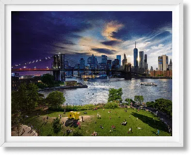 Taschen Stephen Wilkes. Day To Night. Art Edition No. 1–100 ‘brooklyn Bridge, New York City, 2016' In Black