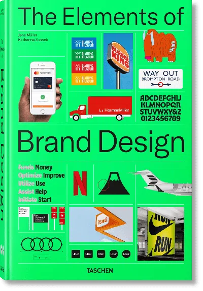 Taschen The Elements Of Brand Design Book In Green
