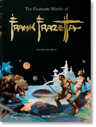 Taschen The Fantastic Worlds Of Frank Frazetta In Black