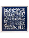 Taschen The Silk 'haircut' By Ai Weiwei Scarf In Blau