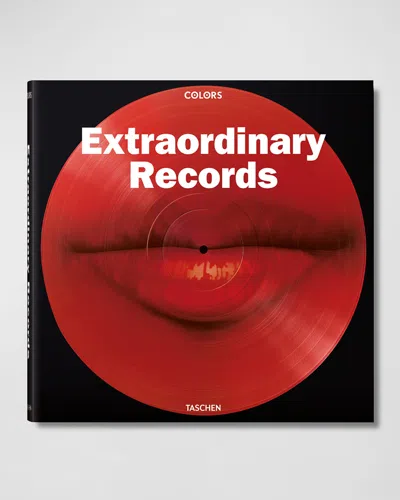Taschen X Colors Magazine "extraordinary Records" Book By Alessandro Benedetti, Giorgio Moroder, & Peter Bas In Black