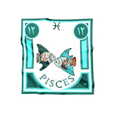 Tash And Ley Women's Blue 70 Pisces In White