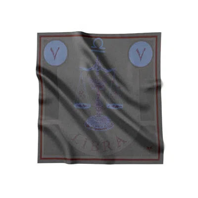 Tash And Ley Women's Grey 90 Libra Scarf In Gray
