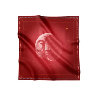 Tash And Ley Women's Red 70 Mellow Moon Scarf
