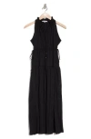 TASH AND SOPHIE TASH AND SOPHIE ITY HALTER TIERED MAXI DRESS