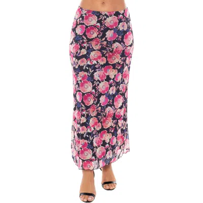 Tash And Sophie Printed Mesh Maxi Skirt