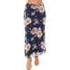 Tash And Sophie Printed Mesh Maxi Skirt