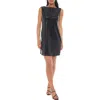 Tash And Sophie Sequin Cocktail Sheath Dress In Black