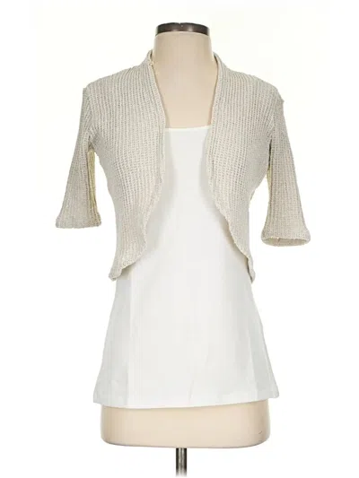 Pre-owned Tash + Sophie Cardigan Sweater In Ivory