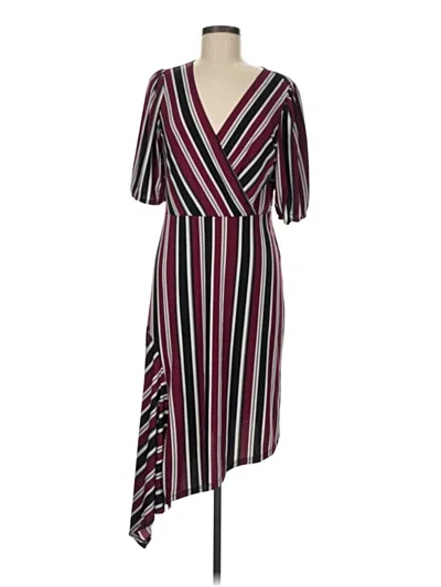 Pre-owned Tash + Sophie Cocktail Dress In Burgundy