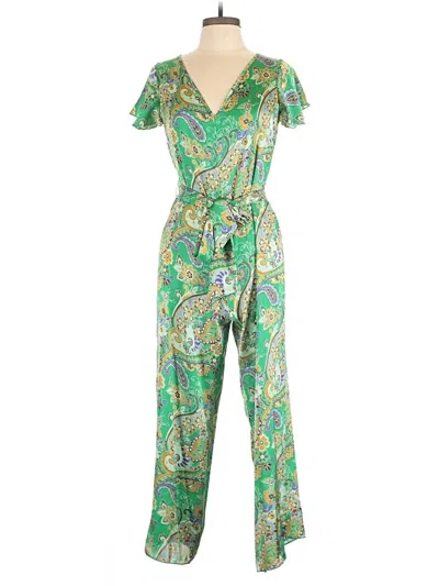 Pre-owned Tash + Sophie Jumpsuit In Green