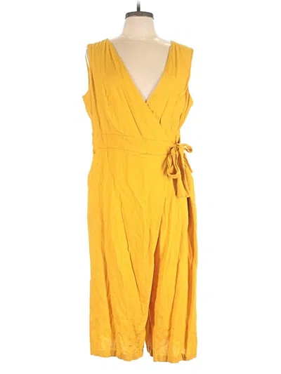Pre-owned Tash + Sophie Jumpsuit In Yellow