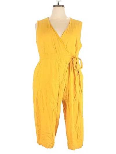 Pre-owned Tash + Sophie Jumpsuit In Yellow