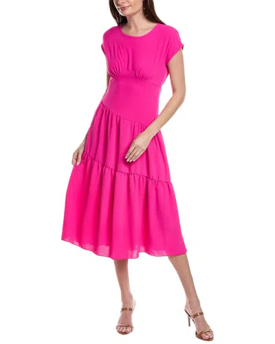 Tash + Sophie Midi Dress In Pink