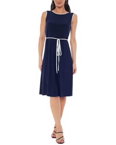 Tash + Sophie Midi Dress In Blue