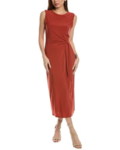 Tash + Sophie Midi Dress In Orange